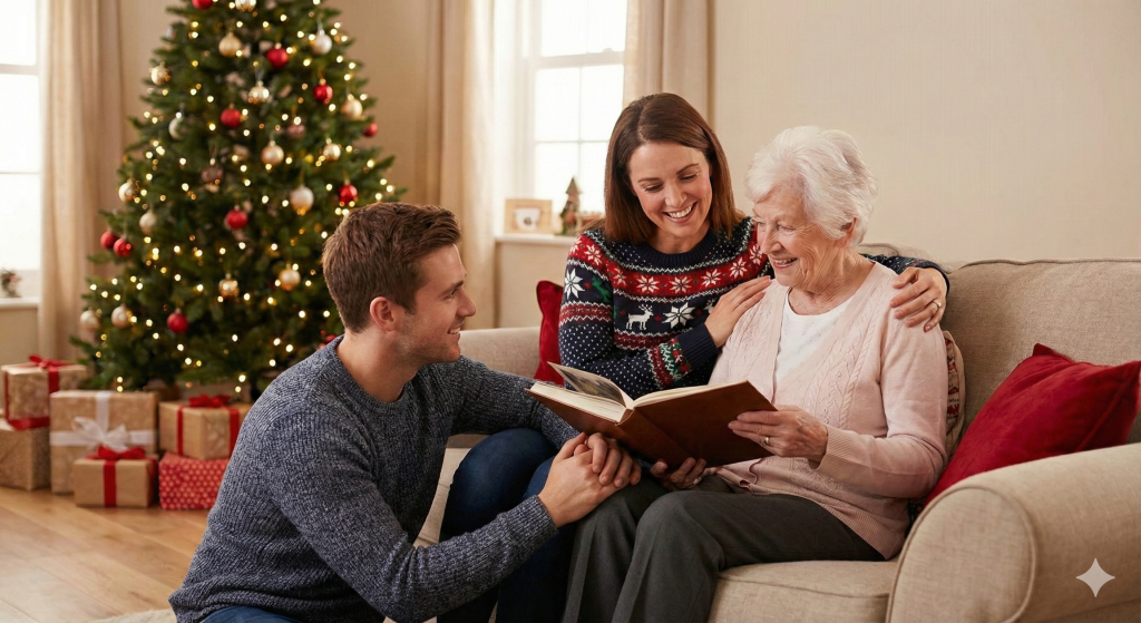 Family at Christmas